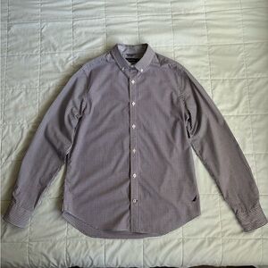 Nautica – Slim Fit Windowpane Shirt size Medium